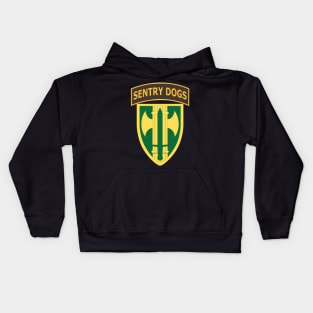 18th MP Brigade - Sentry Dogs Tab wo Txt Kids Hoodie